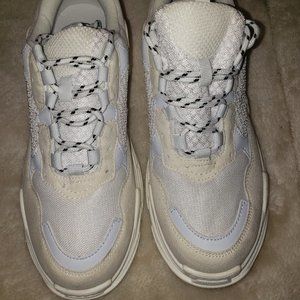 White sneakers